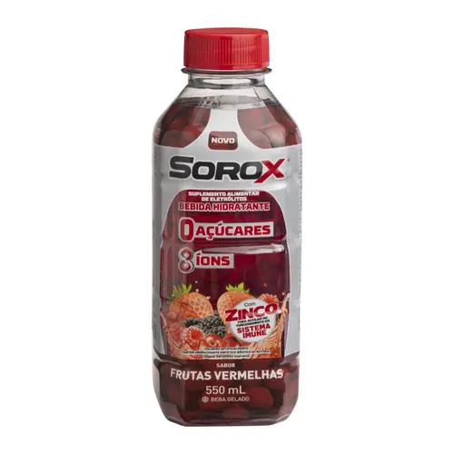 ISOTÔNICO SOROX FRUTAS VERMELHAS 550ML