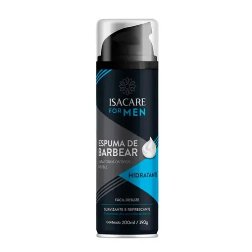 ESPUMA DE BARBEAR HIDRATANTE ISACARE FOR MEN 200ML