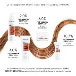 SHAMPOO DERCOS REFIL KERA SOLUTIONS - CABELOS DANIFICADOS 200ML