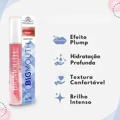 GLOSS COM VOLUME PHALLEBEAUTY BIG MOUTH ROSE 4ML