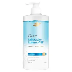 SHAMPOO DOVE HIDRATAÇÃO + HIALURON - VIT 600ML