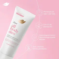 DESODORANTE CORPORAL EM CREME DOVE RASPBERRY + ROSE 75G