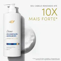 SHAMPOO DOVE RECONSTRUÇÃO + AMINOÁCIDO 600ML