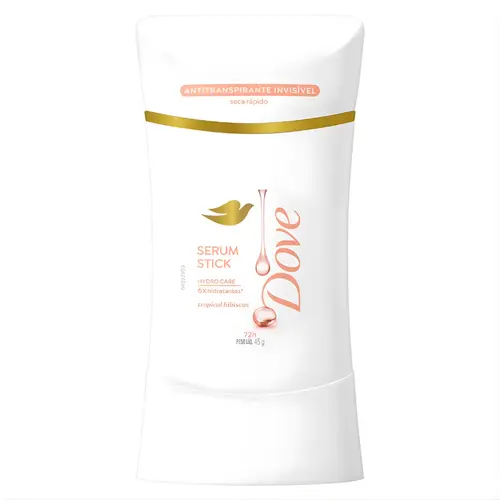 DESODORANTE DOVE STICK INVISIVEL TROPICAL HIBISCUS 45G
