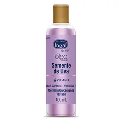 OLEO CORPORAL IDEAL DE SEMENTE DE UVA 100ML