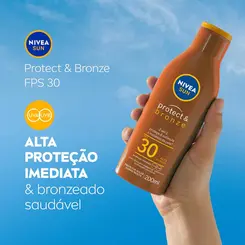 PROTETOR SOLAR NIVEA PROTECT E BRONZE FPS30 200ML