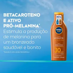 PROTETOR SOLAR NIVEA PROTECT E BRONZE FPS30 200ML