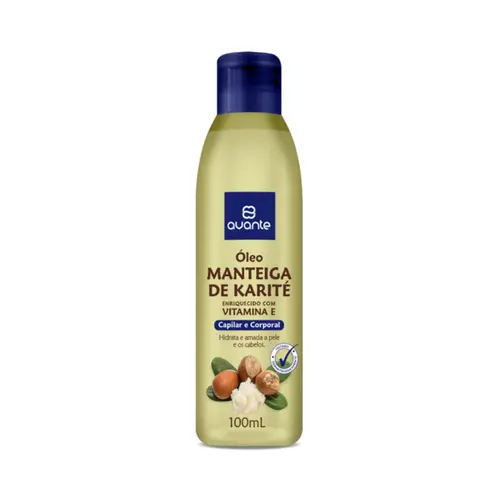 OLEO DE MANTEIGA DE KARITE AVANTE 100ML