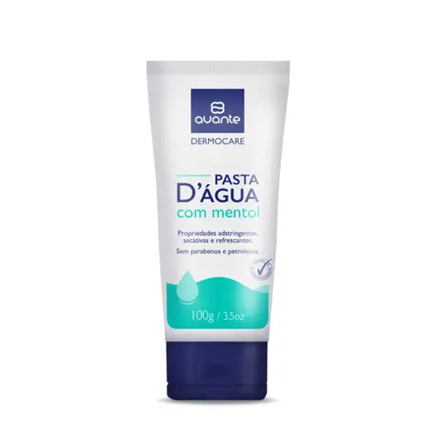 PASTA D'ÁGUA COM MENTOL AVANTE 100G