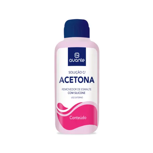 REMOVEDOR DE ESMALTE COM ACETONA ROSA AVANTE 100ML