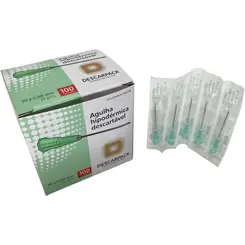 AGULHA HIPODERMICA DESC 25 X 0,80 DESCARPACK - 1 UNIDADE