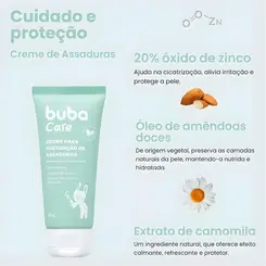 CREME PARA PREVENÇÃO DE ASSADURAS BUBA CARE 50G