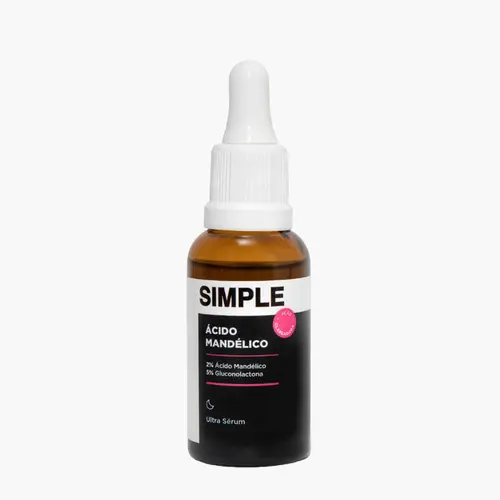 SERUM SIMPLE ACIDO MANDELICO - SUAVIZA MARCAS E ILUMINA A PELE 30ML