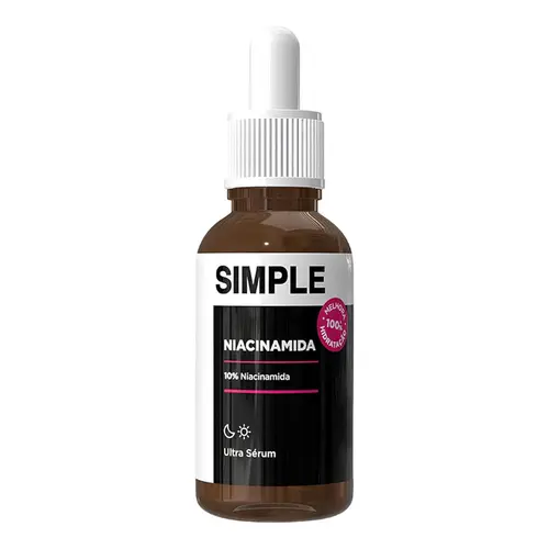 SERUM SIMPLE NIACINAMIDA - ANTIOLEOSIDADE, REJUVENESCEDOR E CALMANTE 30ML
