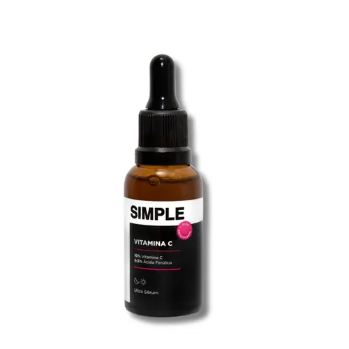 SERUM SIMPLE VITAMINA C - MAIS LUMINOSIDADE, FIRMEZA E TOM UNIFORME 30ML