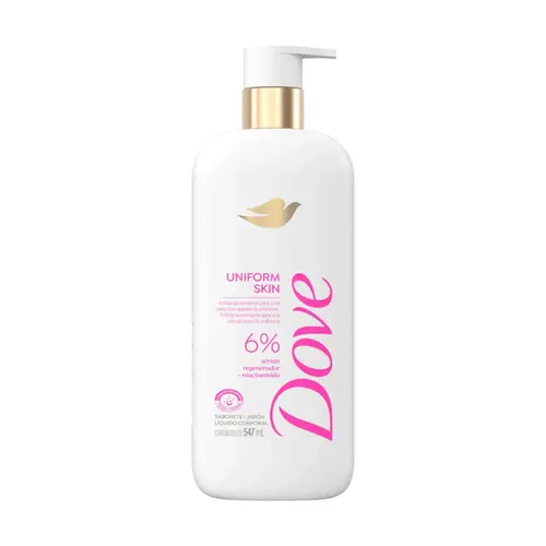 SABONETE LIQUIDO CORPORAL DOVE UNIFORM SKIN 547ML