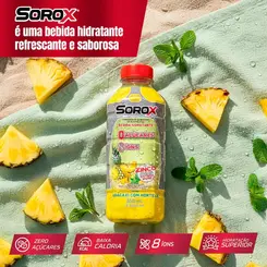 ISOTONICO SOROX SABOR ABACAXI COM HORTELA 550ML