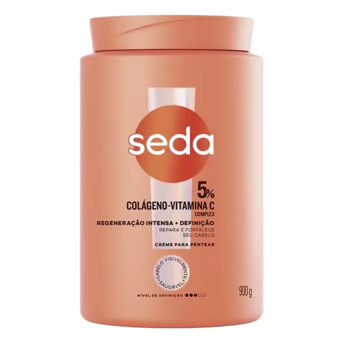 CREME DE PENTEAR SEDA REGENERAÇÃO INTENSA + DEFINIÇÃO 900G