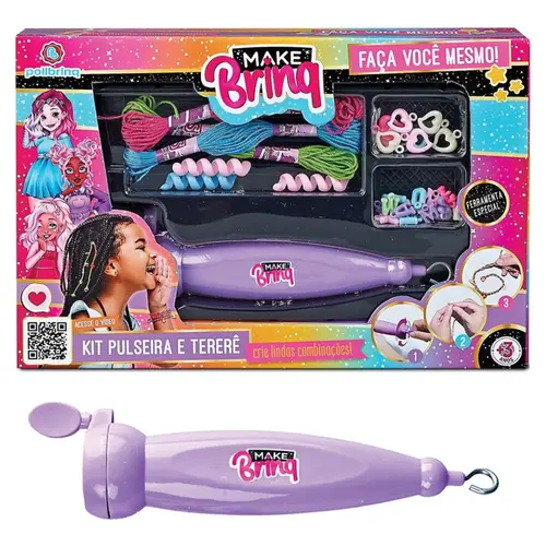 BRINQUEDO KIT PULSEIRA E TERERE MAKE BRIQ