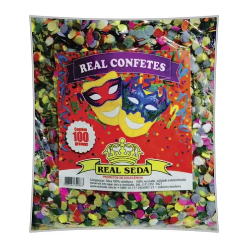CONFETE PARA FESTA REAL SEDA 100G
