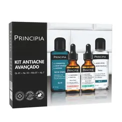 KIT ANTIACNE AVANÇADO PRINCIPIA GL-01 + AL-7 + NC-10 + MIX-01