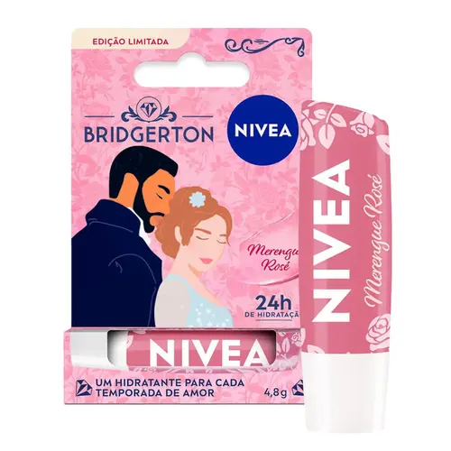 HIDRATANTE LABIAL NIVEA BRIDGERTON MERENGUE ROSE 4,8G