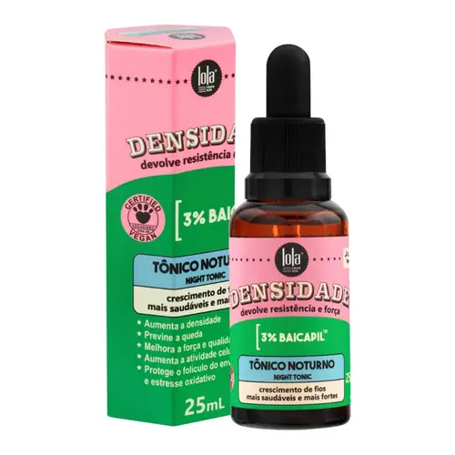 TONICO NOTURNO LOLA DENSIDADE - RESISTÊNCIA E FORÇA PARA O FIO 25ML