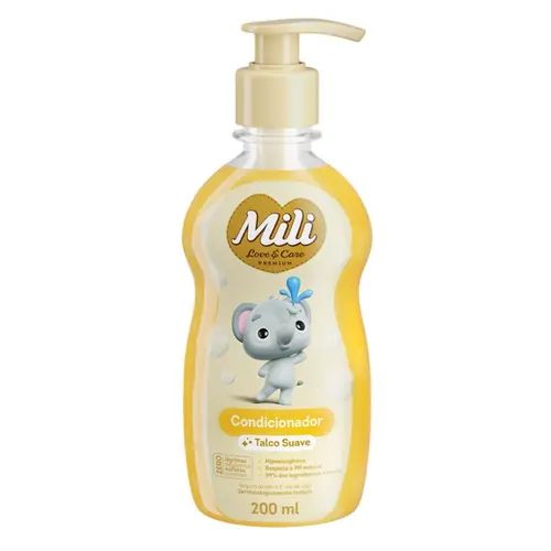 CONDICIONADOR MILI LOVECARE TALCO SUAVE 200ML