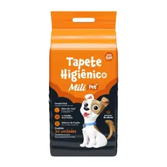 TAPETE HIGIENICO MILI PET COM 30 UNIDADES