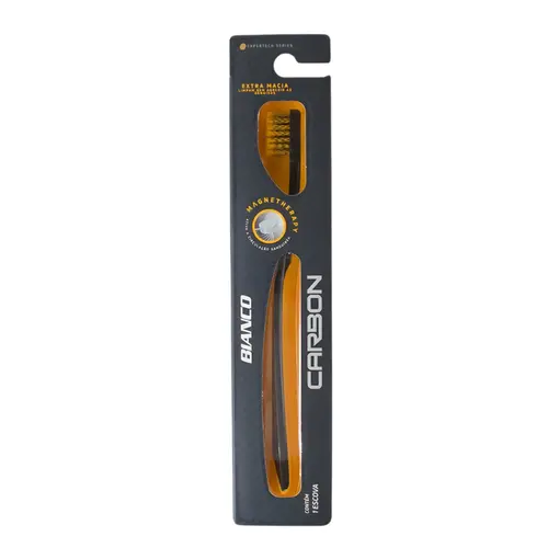 ESCOVA DE DENTE BIANCO CARBON EXTRA MACIA