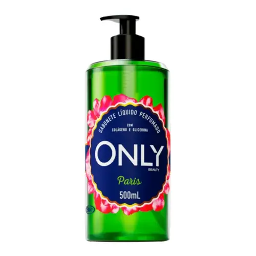 SABONETE LIQUIDO ONLY PARIS 500ML