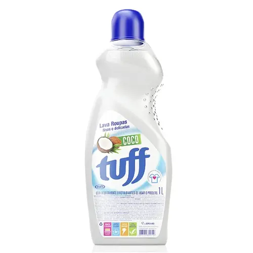 SABÃO LAVA ROUPAS TUFF FINAS E DELICADAS - COCO 1L