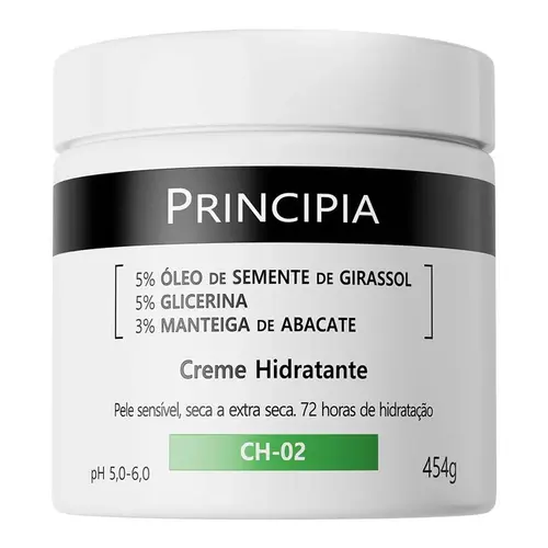 CREME HIDRATANTE PRINCIPIA CH-02 - HIDRATAÇÃO INTENSA E PROLONGADA 454G