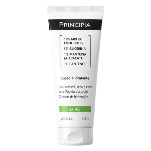 LOÇÃO HIDRATANTE PRINCIPIA LH-02 - HIDRATAÇÃO COM RÁPIDA ABSORÇÃO 200ML