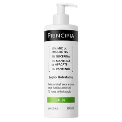 LOÇÃO HIDRATANTE PRINCIPIA LH-02 - HIDRATAÇÃO COM RÁPIDA ABSORÇÃO 500ML