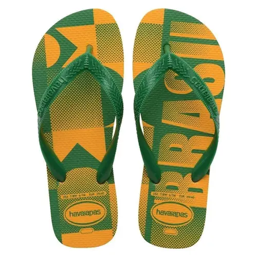 CHINELO HAVAIANAS VAI BRASIL AMARELO TAM 31/32