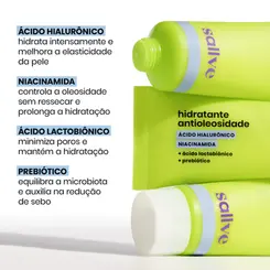 SALLVE HIDRATANTE FACIAL ANTIOLEOSIDADE 40G