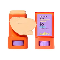 SALLVE PROTETOR SOLAR FACIAL EM BASTÃO COR 2 FPS90 15G