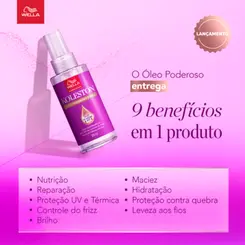 OLEO CAPILAR PODEROSO 9 EM 1 WELLA KOLESTON 100ML