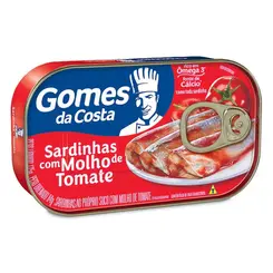 SARDINHA COM MOLHO DE TOMATE GOMES DA COSTA 125G