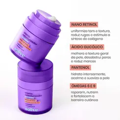 SALLVE CREME FACIAL RETEXTURIZADOR NOTURNO 30G