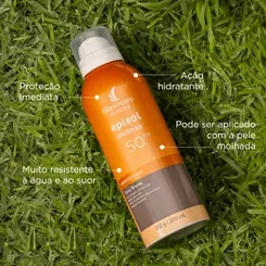PROTETOR SOLAR CORPO E ROSTO EPISOL INTENSE SPRAY BRUMA FPS50 200ML