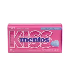 MENTOS KISS LATA TUTTI FRUTTI E MENTA 35G