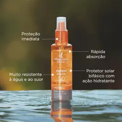 MANTECORP PROTETOR SOLAR CORPORAL EPISOL BIFÁSICO INTENSE SPRAY HYDRA FPS50 200ML