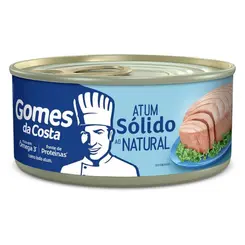 ATUM SOLIDO NATURAL GOMES DA COSTA 170G
