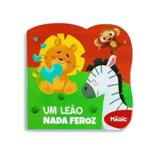 LIVRO INFANTIL MAGIC KIDS UM LEAO NADA FEROZ