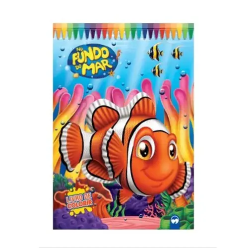 LIVRO INFANTIL KIT FUNDO DO MAR COM GIZ VALE DAS LETRAS