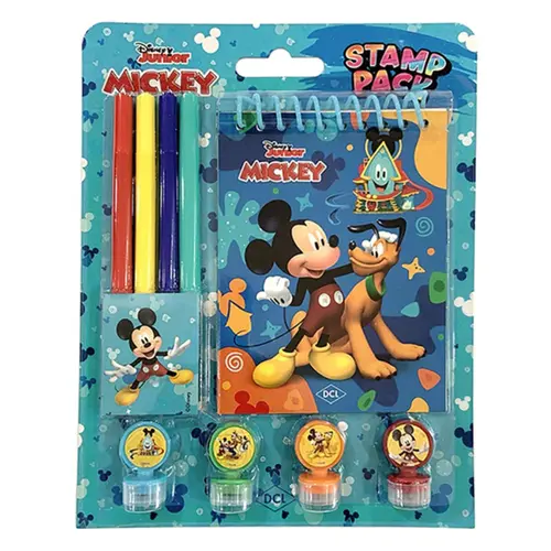 LIVRO INFANTIL PARA COLORIR STAMP PACK MICKEY CARIMBOS DCL
