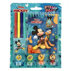 LIVRO INFANTIL PARA COLORIR STAMP PACK MICKEY CARIMBOS DCL