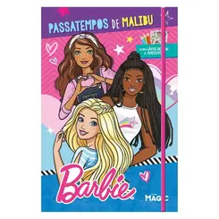 LIVRO ADESIVOS BARBIE COM LAPIS COR MAGIC KIDS